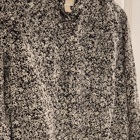 Michael Kors Long Sleeve Button Down Shorts Romper Size XL - Picture 3 of 11